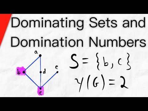 Dominating Sets and Domination Number of Graphs | Graph Theory