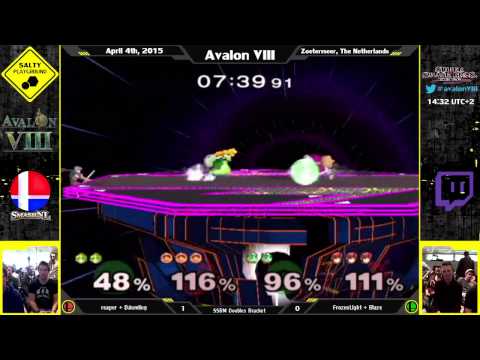 Avalon VIII - reaper + Däumling Vs FrozenLight + Blaze - SSBM Doubles Bracket Loser Quarter Final