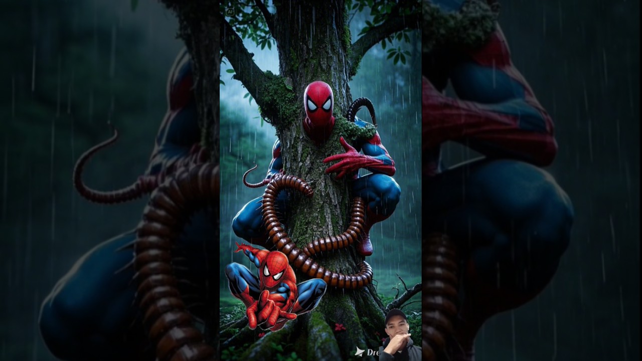 💥 Spider-Man in action #spiderman #marvel #animation #ai #editing