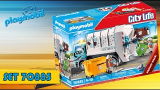 Playmobil  SET 70885  Müllwagen mit Licht