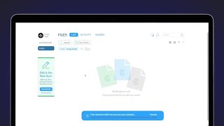 Upload files | OpenText Core Share