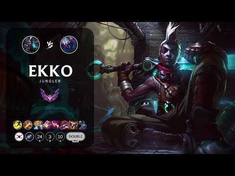 Ekko Jungle vs Skarner - KR Master Patch 13.17