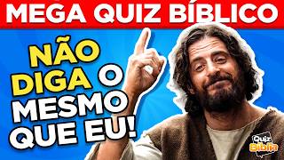 🤐 NÃO DIGA O MESMO QUE EU! (Quiz Bíblico)
