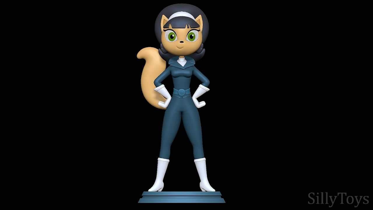 Kitty Katswell - TUFF Puppy 3D Print Model