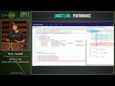 C++Now 2017: Kris Jusiak “[BOOST].SML STATE MACHINE LANGUAGE"