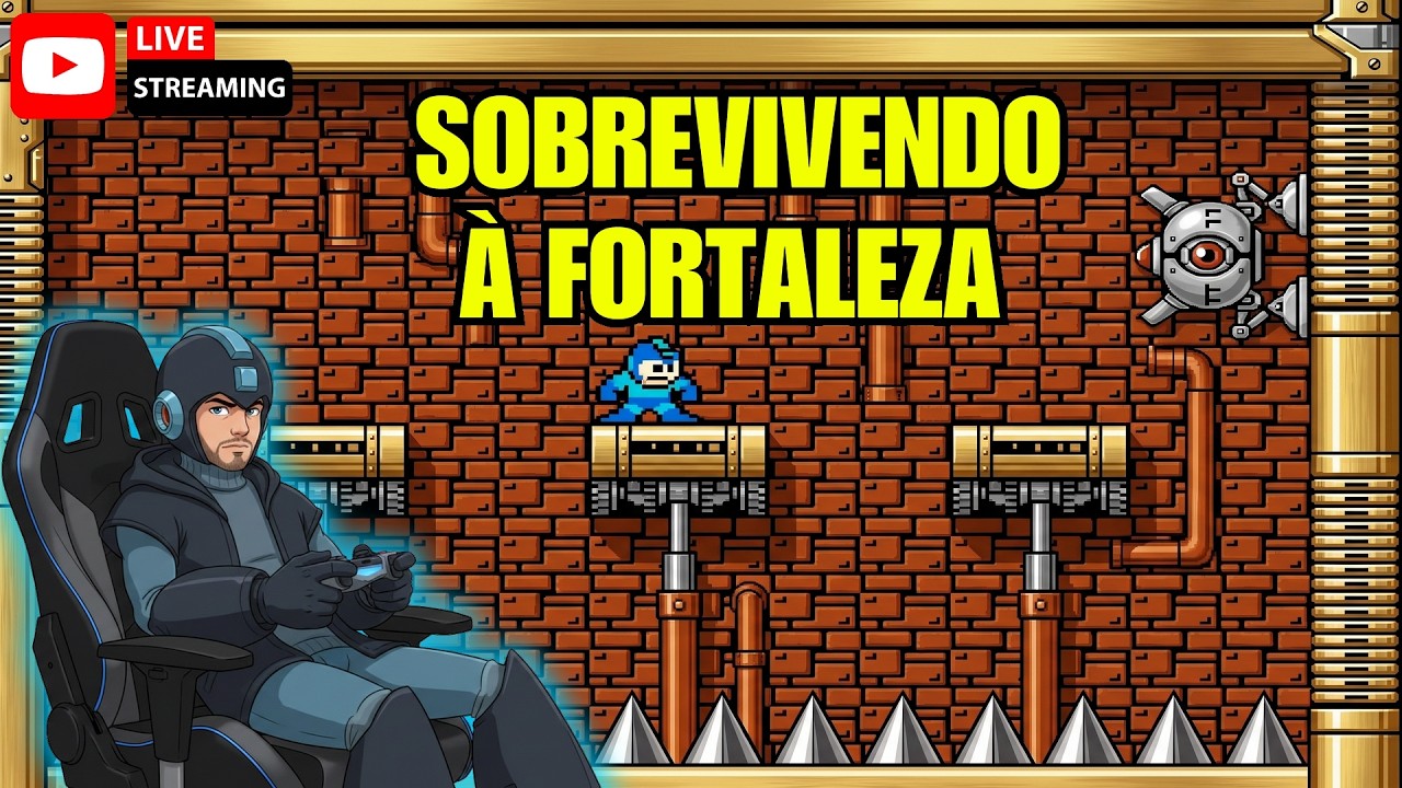 Mega Man 4: Campanha Completa ao Vivo! MEU DEUS, O COSSACK?! 😱 #Live