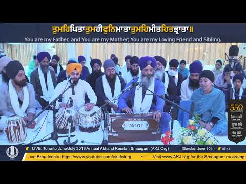 003 Toronto July 2019 Sunday Morning - Bhai Manjit Singh Jee