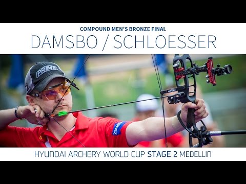 Martin Damsbo v Mike Schloesser – Compound Men's Bronze Final | Medellin 2016