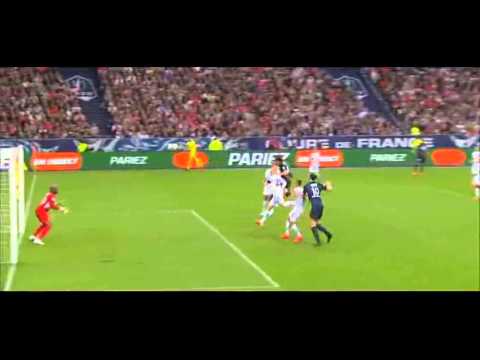 Cavani Goals 0-1 Auxerre vs PSG Coupe de France FINAL 30-05-2015