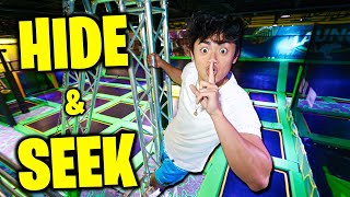 HIDE AND SEEK in TRAMPOLINE PARK