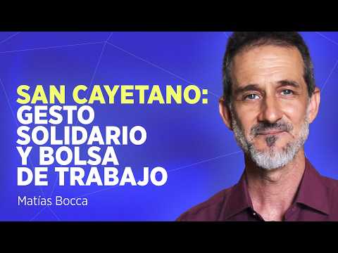 Gesto solidario y taller de capacitación laboral del Santuario de San Cayetano de Liniers