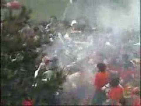 Pelea entre dos barras bravas rusas