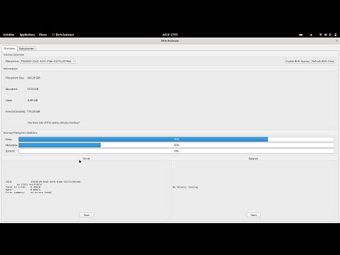 Install and take Quick Look at BTRFS Assistant in Endeavour OS