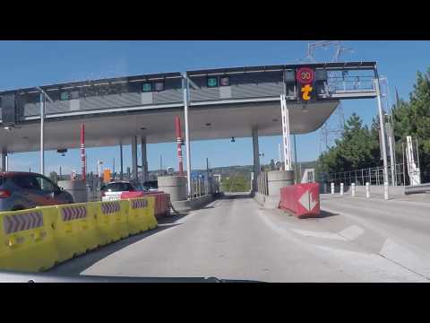 France by Road - Valence - City Centre to A7 south