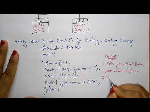 functions in c programming | input output functions | scanf printf |