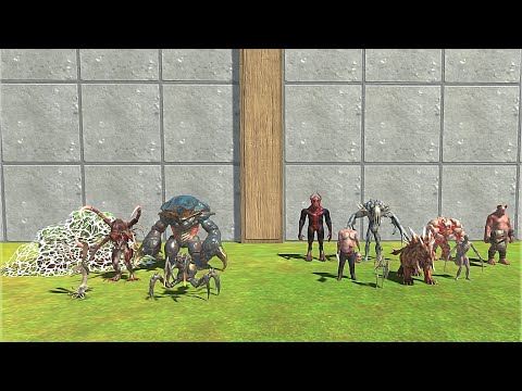 Alien Exotica VS Infernals - Animal Revolt Battle Simulator