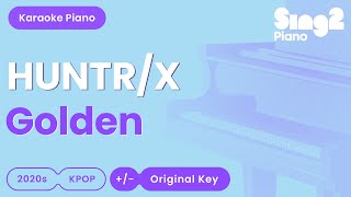 Download lagu KPop Demon Hunters | HUNTR/X  - Golden (Piano Karaoke) 🎤 'we're goin' up, up, up...' mp3
