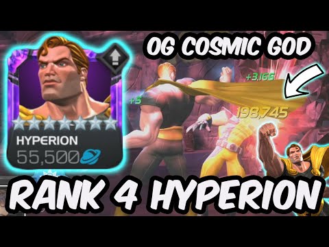 7 Star Rank 4 Hyperion IS AN ABSOLUTE BEAST - OG Cosmic God Tier - Marvel Contest of Champions