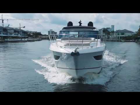 2021 Princess V55 for sale in Lighthouse Point, Florida.