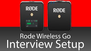 Rode Hand Held Wireless Go Interview Setup - Budget Microphone  Kit - 4k UHD
