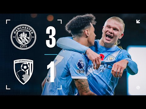 HIGHLIGHTS! Man City 3-1 Bournemouth | City move second with entertaining Bournemouth win!
