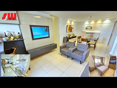 R$980.000mil 4Qtos+DCE 129m² 2Vagas Soltas Nascente - Resid. Deborah Cristina - Águas Claras DF