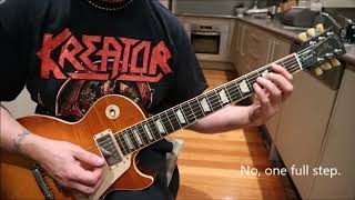 How to play Judas Priest Hot Rockin' on guitar