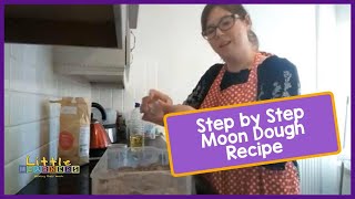 How to make Moon Dough! | Little Learners | Easy Moon Dough Recipe