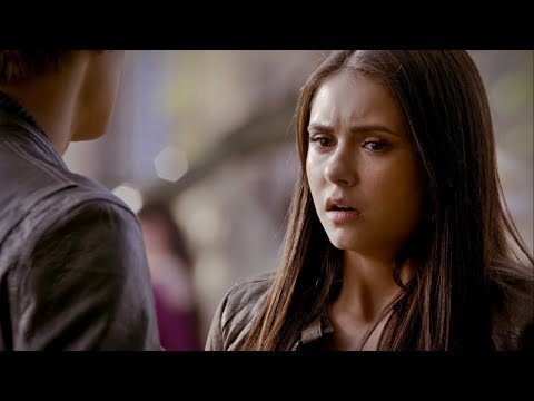 TVD 2x22 - Stefan tells Elena that Damon is dying from a werewolf bite: "Go talk to him" | hd