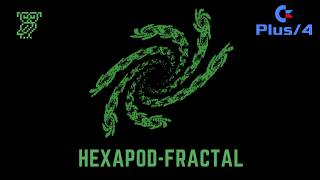 Hexapod Fractal | Commodore BASIC 3.5 | Commodore Plus/4