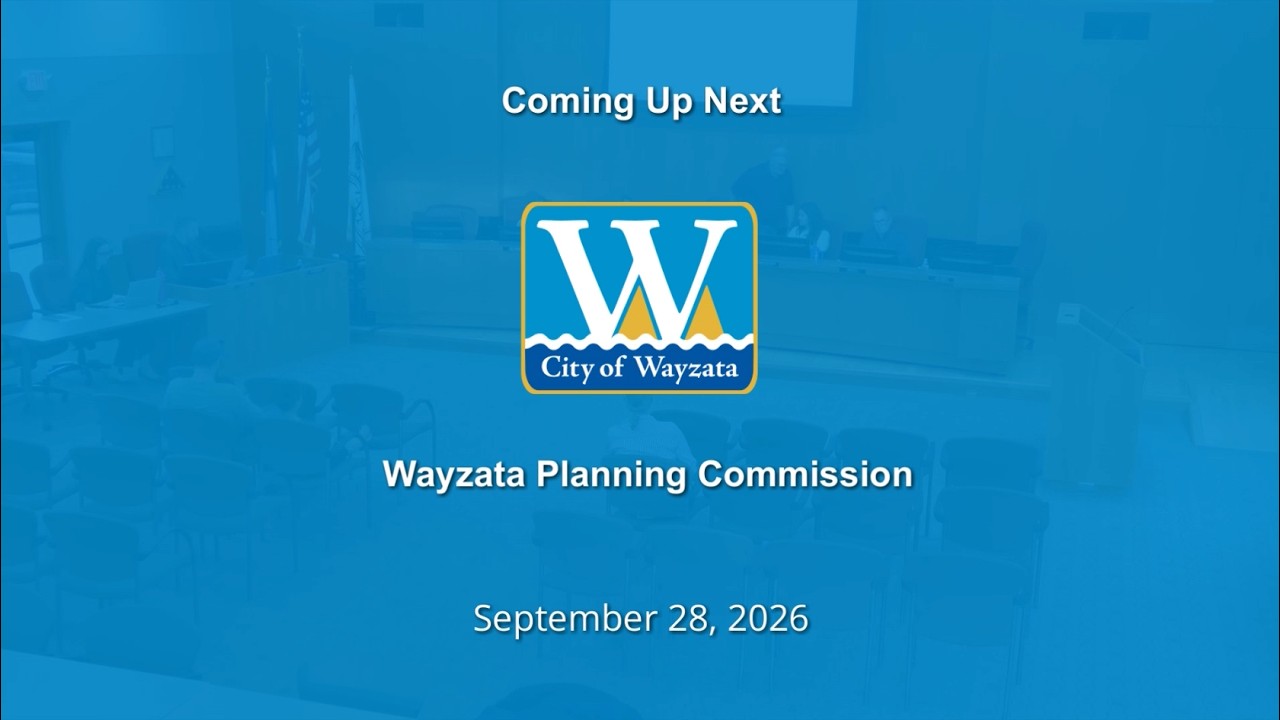 Wayzata Planning Commission 9/28/2026