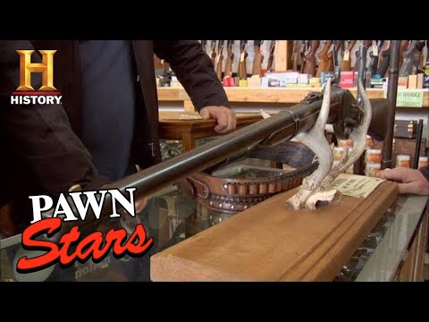 ポーン・スターズ1863年製のシャープスライフルのBULLSEYEをRICK HITS THE BULLSEYE (Season 4) ｜歴史 (Pawn Stars: RICK HITS THE BULLSEYE on 1863 Sharps Rifle (Season 4) | History)