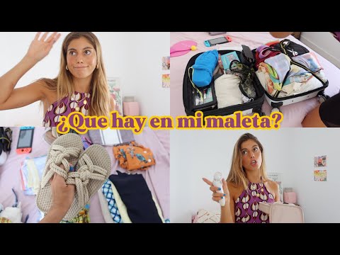 ¿QUÉ HAY EN MI MALETA DE VERANO? 💁🏽♀️ (viaja con equipaje de mano)