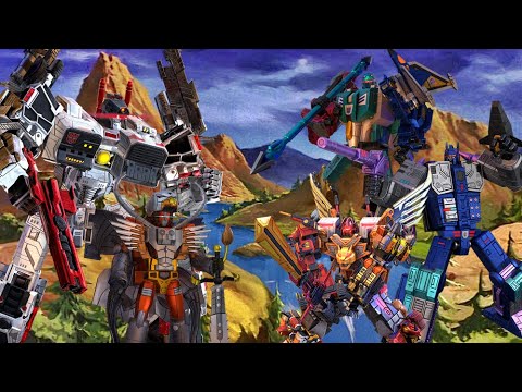 EVERY TRANSFORMERS COMBINERS GODMASTERS & TITANS GAMEPLAY