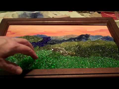 Making a Fused Glass Landscape Tutorial