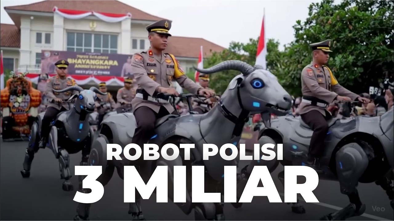 VEO 3 Sembrono | Kumpulan Video AI Sindir Robot Polisi Seharga 3 Miliar! Tapi Pake Remot?