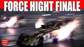 2013 Night Under Fire Funny Car Drag Racing John Force Video