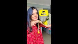 DIY Rakhi 😱(6) #crafteraditi #youtubepartner #shorts #youtubeshorts #diy #rakhimaking @CrafterAditi