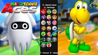 Mario Tennis Aces - How to Unlock The SECRET CHARACTERS!