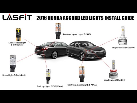Honda Accord 2016 | How to replace headlight Turn...