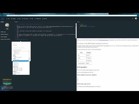 Easy jQuery - Syntax and Selectors of jQuery (1)