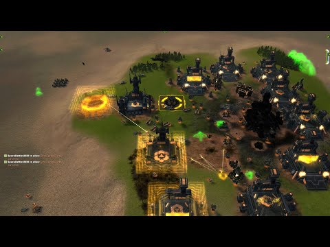 Nomads vs Aeon - M27 AI vs M27 AI - Supreme Commander Forged Alliance