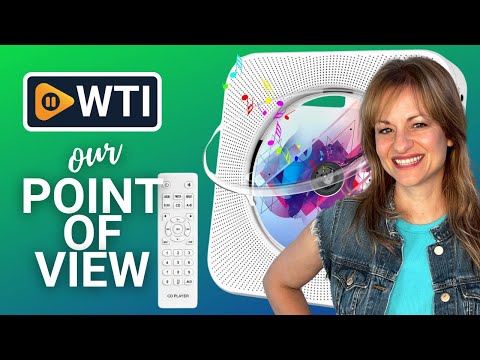 Desktop CD Player with Speakers - WTI product video review