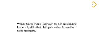 Wendy Smith - District Manager at Publix Supermarkets, Inc.