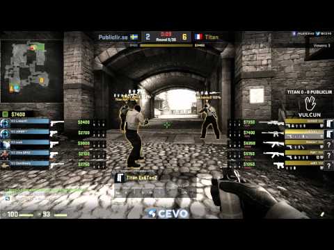 Titan vs Publiclir.se Game 1 (CEVO-P CS:GO Season 7) - Helium and Launders
