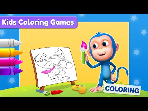 Kids Coloring Games & Drawing video