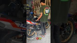 Download lagu 🔴LFN HP969🔴Bebek std 2tak 116cc #adukah_h2o #LFNHP969 #roadrace #balapmotor #shorts mp3