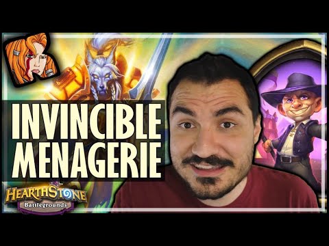 LUCKY MENAGERIE = INVINCIBILITY! - Hearthstone Battlegrounds