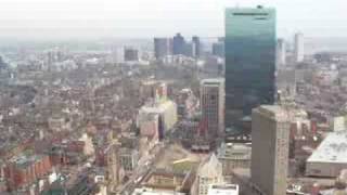preview picture of video 'Prudential Tower - Boston Downtown Landscape - Skywalk'