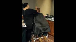 Avon Man Timothy Brown 1st makeover for Avon Video Shoot!